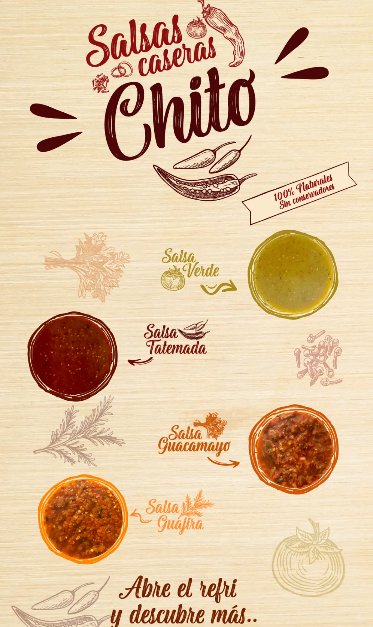 Salsas caseras en La Cosecha - Productos Latinos en tulsa